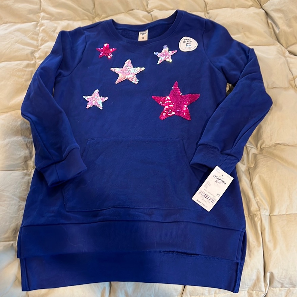 New Osh Kosh Sequins Flip Sweatshirt